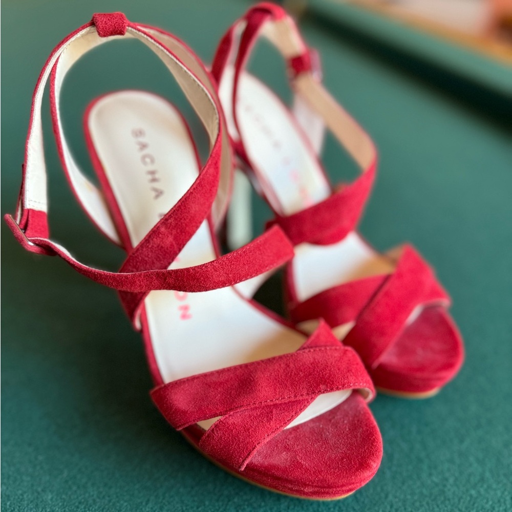 Sacha London Red Heels size 7. New With Tags